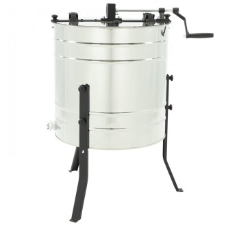 Smielatore Łysoń Basic 4 telai. Reversibile manuale con manovella P60